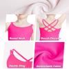 Daydance Lined Hot Pink Ballet Leotards for Girls, Spaghetti Straps Dance Wear for Training, Practice, Performance view 3