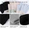 LADES Fingerless Gloves for Women Warm - Winter Thermal Gloves Knitted Soft Half Fingers Mittens for Driving Working Typing view 2