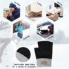 LADES Fingerless Gloves for Women Warm - Winter Thermal Gloves Knitted Soft Half Fingers Mittens for Driving Working Typing view 4