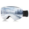RIGWARL Ski Goggles, Interchangeable Lens Anti-Fog Snow Goggles, 100% UV Protection OTG Snowboard Goggles for Men Women Adult view 1