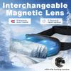 RIGWARL Ski Goggles, Interchangeable Lens Anti-Fog Snow Goggles, 100% UV Protection OTG Snowboard Goggles for Men Women Adult view 2
