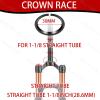 BUCKLOS 1-1/8 Bike Headset Threadless 44-50.6mm Red & 35mm Mountain Bike Stem MTB 31.8mm CNC Short Stems & 11PCS Carbon Fiber Shiny Spacer view 4