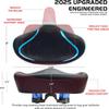 Noseless Bike Seat Cushion for Men & Women - Extra Padding & Comfort Wide Bicycle Seat, Oversized Comfortable Saddle for Peloton Bikes, Exercise Bikes, Electric Bikes, Cruiser Bikes view 4