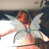 Keuyeo Women Girls Wings Dragonfly Elf Wings Halloween Cosplay Costume Festive Party Masquerade Props Dress Up Butterfly Wings view 3