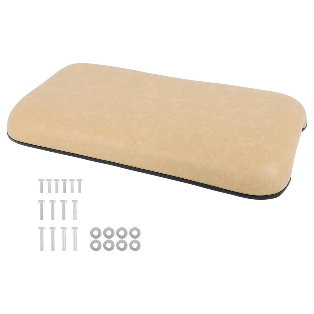 SCITOO Golf Cart Front Seat Bottom Cushion Assembly for EZGO RXV Front Seat 2008+ Models, Golf Cart Seat Replacement Cushion, Beige