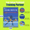 2Pcs Pickleball Practice Pads Dink Pad for Walls, Pickleball Training Poster, Pad for Pickleball Dink Train Indoor Rooms, Yard, Gym, Dink Master Exercise Rebounder Aids(Blue, 2pc) view 2