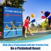 2Pcs Pickleball Practice Pads Dink Pad for Walls, Pickleball Training Poster, Pad for Pickleball Dink Train Indoor Rooms, Yard, Gym, Dink Master Exercise Rebounder Aids(Blue, 2pc) view 3