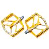 WFS Canvas Drawstring with Wellgo B252 Flat Pedals Low Profile Design,Gold,WE3095-WFS view 2
