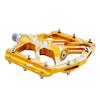 WFS Canvas Drawstring with Wellgo B252 Flat Pedals Low Profile Design,Gold,WE3095-WFS view 3