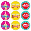PinMart's Birdie Golf Accessories for Women 9 Piece Ball Marker Set view 1