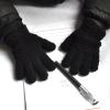 1pair Winter Children Fleece Gloves Kids Windproof Full Finger Gloves With Elastic Cuffs Skiing Cycling Mitten view 4