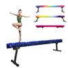 GLANT 8ft Ultrasimple Adjustable&Foldable Balance Beam,High-Low Floor Beam Suede Gymnastics Equipment,No Tool Require, Gymnastics Beam for Training&Professional HomeTraining (Starry, 8ft)