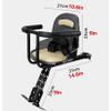 Wkantlaes Front Bike Seat Toddler Baby Bike Seat for Adult Bike Bike Attachment for Toddlers 1-7 Front Mounted Child Bike Seat Kids Bike Seat Child Bike Seat Suitable for Mountain Bikes view 2
