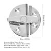 Marine Boat Door Catch Latch 316 Stainless Steel 2-1/4in (58mm) Turn Twist Button Door Catch Latchfor Door Cabinet for Boat and Many External Cabinet Applications view 2