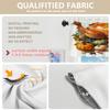 BaoNews Happy Thanksgiving Day Kitchen Valances for Windows, Turkey Pumpkin Cartoon Leaves Blackout Valances Curtains Multilayer Polyester Drapes for Kitchen Bedroom 2 Pack 52X16 Inches view 3