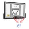 44'' Basketball Backboard and Rim Combo, Wall Mounted Basketball Hoops PET Shatter Proof Backboard and Competition Combo Durable Rim All-Weather Net for Indoor and Outdoor Use view 1