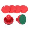 Air Hockey Pucks and Paddles, Air Hockey Pucks Air Hockey Replacement Set Ice Hockey Pushers Pucks Paddles Table Family Game Red view 1