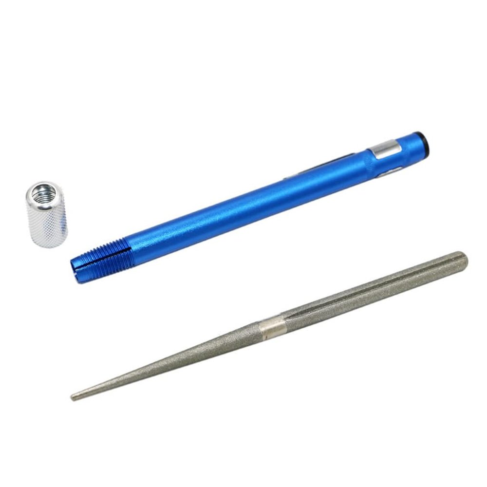 SZYDD Knife Sharpener 2in1 Sharpener Pen Shaped Sharpener Pocket Sharpening Rod for Hook