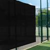 Vermont Tennis Court Privacy Screen  90% Shade | 6 x 60 or 6 x 40 Tennis Court Wind Screen Shade Cover  Green, Navy or Black [Optional Logo] (Without Logo, Black, 60ft x 6ft) view 3