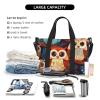 Travel Duffel Bags Personal Item Bag Carry on Luggage Bag Training Handbag Lightweight Waterproof Sports Gym Bag Anime Owl Weekender Bag for Women Men view 4