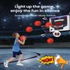 IGL Mini Basketball Hoop Indoor, Over The Door Basketball Hoop Outdoor Wall Mounted with Electronic Scoreboard, Music, LED Lighting and Ball/Pump for Basketball Portable Hoops & Goals view 2