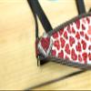 MOUSM Bronc Halter with Heart Conchos & Red Stones | Heart Print Design | Real Genuine Argentine Cow Leather view 4