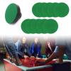 Ldabrye 10Pcs Air Hockey Felt Pad Replacement Air Hockey Pusher Pad Green Self Adhesive Felt Sticker Easy to Use view 2