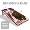 YouTheFan NCAA Montana Grizzlies 2 x 4 Professional Wood Cornhole Game view 2