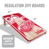 YouTheFan NHL Detroit Red Wings 2 x 4 Professional Wood Cornhole Game view 2