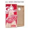 YouTheFan NHL Detroit Red Wings 2 x 4 Professional Wood Cornhole Game view 4