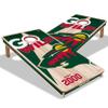 YouTheFan NHL Minnesota Wild 2 x 4 All Wood Cornhole Without Bags view 1