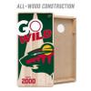 YouTheFan NHL Minnesota Wild 2 x 4 All Wood Cornhole Without Bags view 4