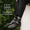 Alpine Swiss Mens Dress Socks 6 Pair Crew Sock Cotton Dress Socks for Men Solid Ribbed Argyle Pattern Multicolor Fun Designs Business Pack view 3