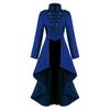 SACFOF Renaissance Steampunk Tailcoat Halloween Costumes for Women, Victorian Medieval Pirate Vampire Gothic Irregular Coats view 1