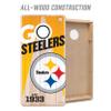 YouTheFan NFL Pittsburgh Steelers 2 x 4 Professional Wood Cornhole Game view 4