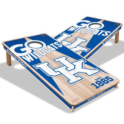 YouTheFan NCAA Kentucky Wildcats 2 x 4 Professional Wood Cornhole Game