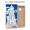 YouTheFan NCAA Kentucky Wildcats 2 x 4 Professional Wood Cornhole Game view 4