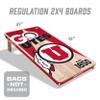 YouTheFan NCAA Utah Utes 2 x 4 Professional Wood Cornhole Game view 2