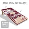 YouTheFan NCAA Mississippi State Bulldogs 2 x 4 Professional Wood Cornhole Game view 2