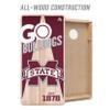 YouTheFan NCAA Mississippi State Bulldogs 2 x 4 Professional Wood Cornhole Game view 4