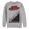 Scott Pilgrim vs. the World Stairway to Exes Mens Pullover Crew Fleece, Athletic Heather view 1