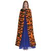 WZYWHJ tiger stripe camo Pattern aldult Cosplay Poncho Hooded Cloak for men and women Halloween Party view 2
