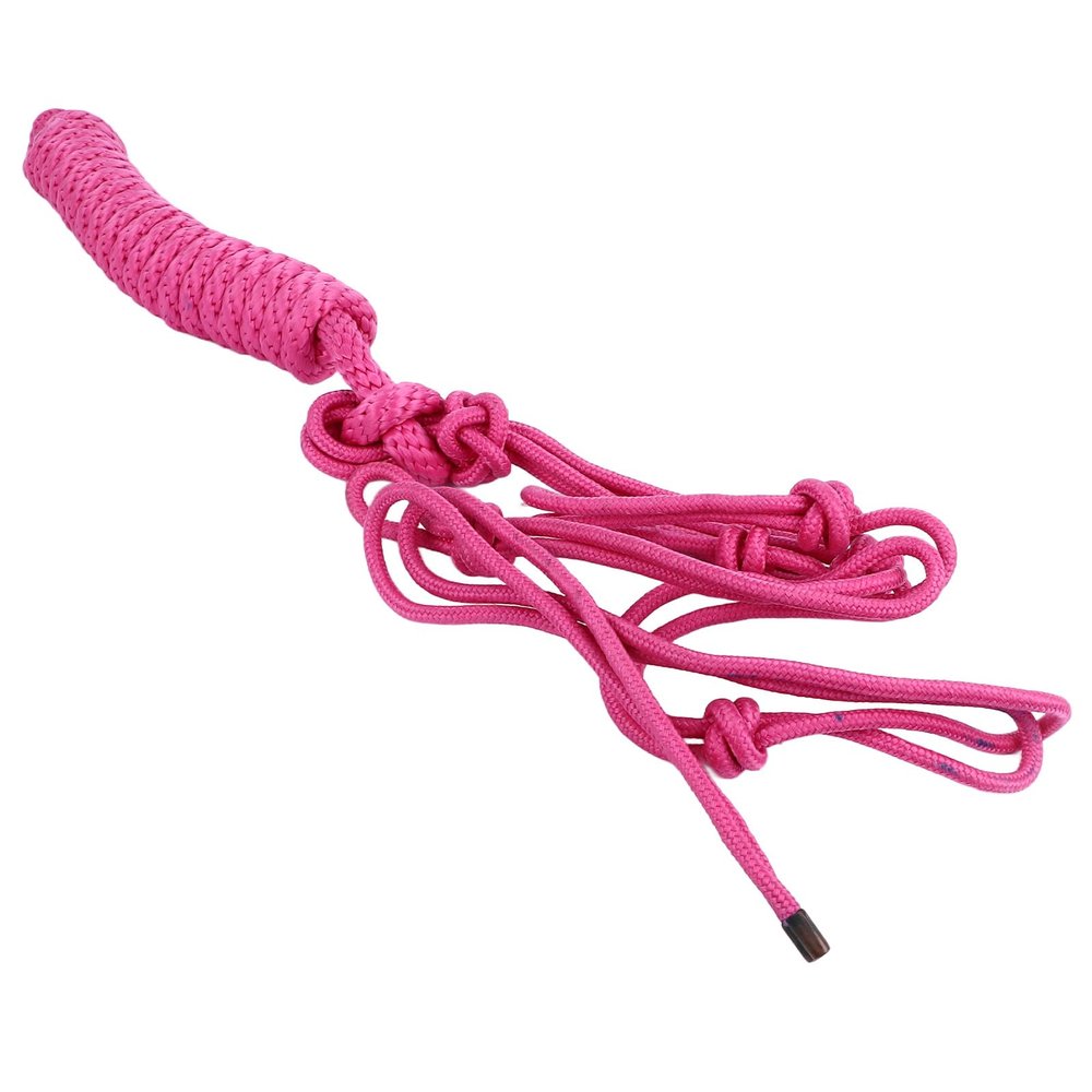 Calf Halter, Rope Halters for Horses Safe Wearable Weaving Horse Halter Multi Knots Adjustable Livestock Cattle Rope Halter Horse Halter for Training Daily (Pink)