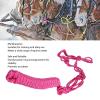 Calf Halter, Rope Halters for Horses Safe Wearable Weaving Horse Halter Multi Knots Adjustable Livestock Cattle Rope Halter Horse Halter for Training Daily (Pink) view 2