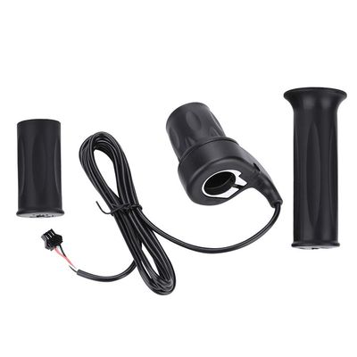 Electric Scooter Throttle with 1.5m Cable Wire Speed Throttle, 22.5mm Universal Black Plastic Electric Speed Throttle Handle for Electric and Scooter, Electrocar