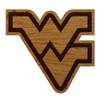 LazerEdge West Virginia Mountaineers Wooden Wall Art  Officially Licensed College Decor  Laser-Etched Hanging Sign  Cherry Wood view 1