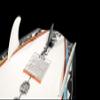 Hyperlite Shim 5.3 Wakesurf Board - Durashell Construction - Single Concave Base w/ Vented Tail Channels view 4