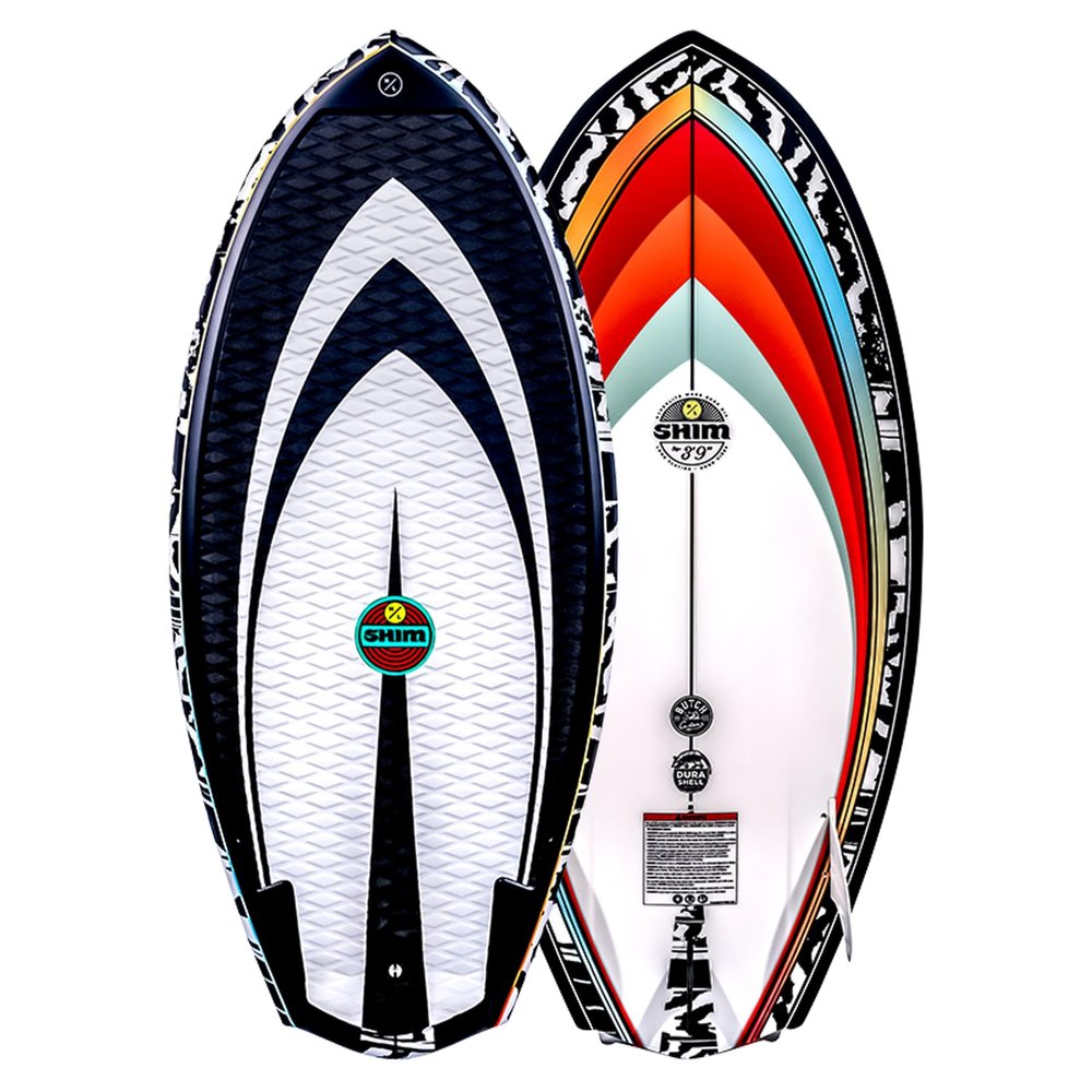 Hyperlite Shim Jr. 39 Wakesurf Board - Durashell Construction - Single Concave Base w/ Vented Tail Channels