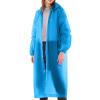 2 PC Raincoats for Adults Reusable Lightweight Rain Poncho Waterproof Outdoor Hiking Hooded Rain Coat for Women Men view 4