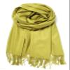 Cindy & Wendy Women's Pashmina Shawl Wrap for Evening Dress Bridesmaid Wedding Bridal Winter Warm Large Soft scarf (Apple Green) view 2